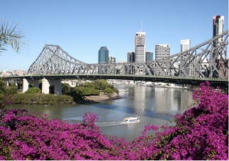 The story bridge in Brisbane